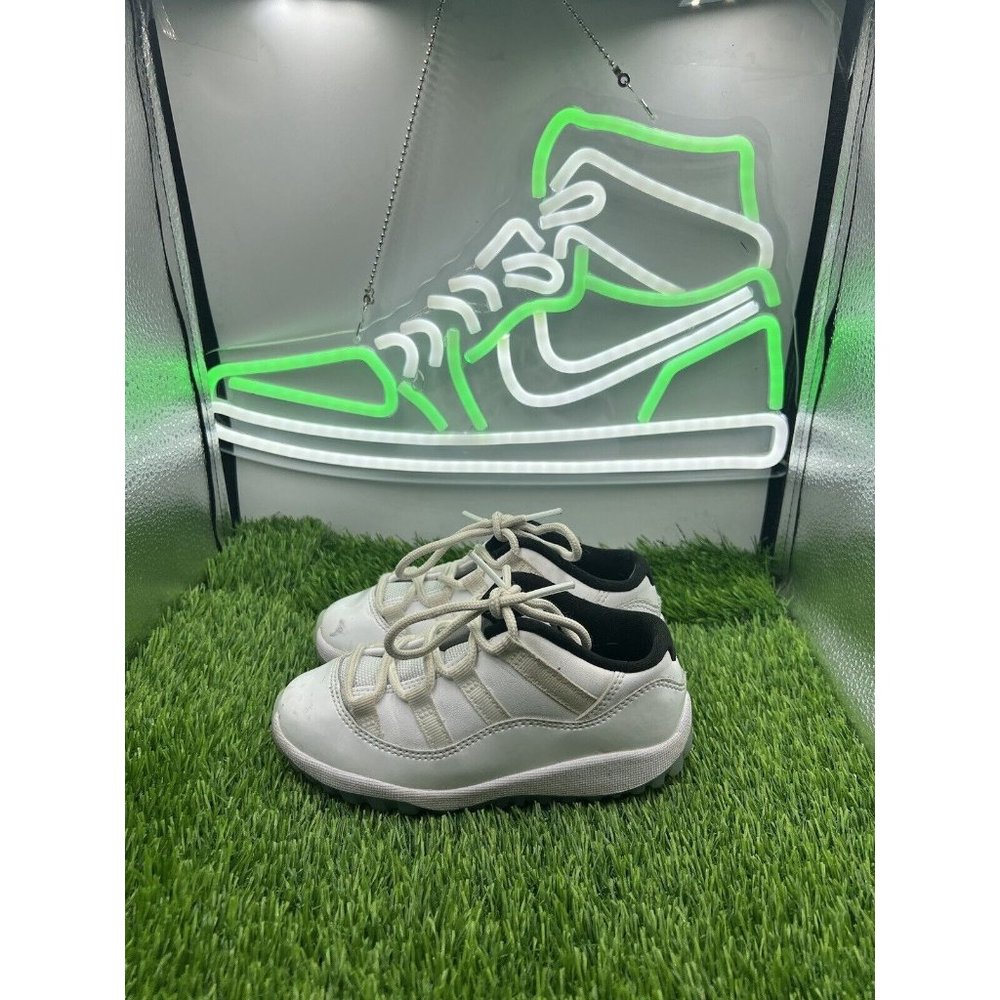 Nike Air Jordan 11 Retro Low (TD) Shoes White/ Legend Blue 505836-117 Size 10C